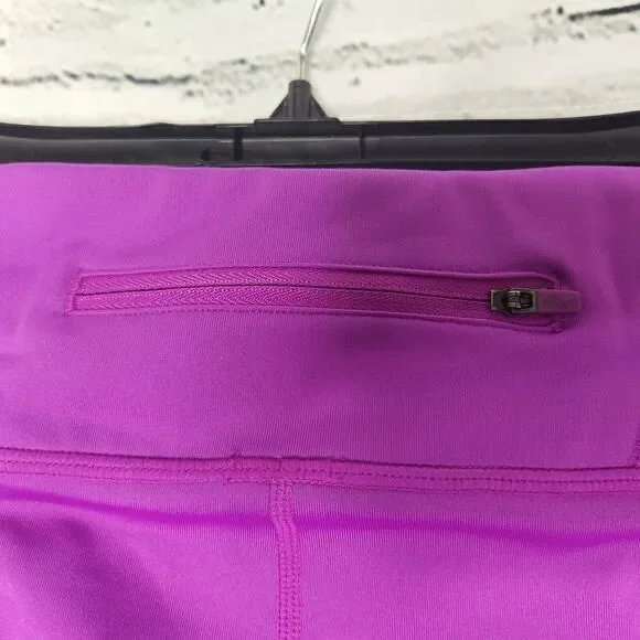 Athleta Sonar Capri Leggings Purple Womens Small 341479 Athleisure Yoga Casual - Picture 6 of 8